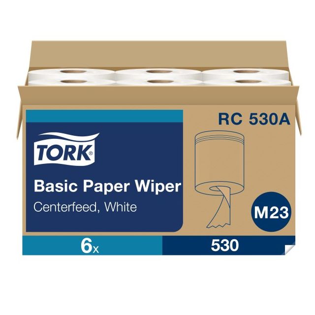 Product Tork® M23 Centerfeed Hand Towel - White 2-Ply 6x530 Sheets