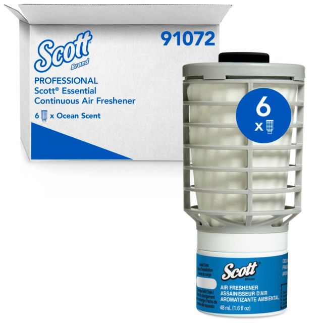 Product Scott® Essential Continuous Air Freshener - Ocean Scent 6/PK