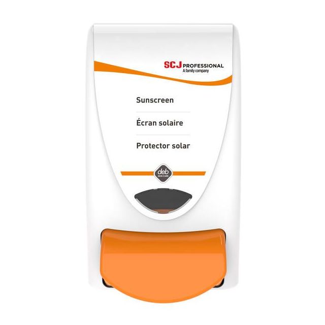 Product SCJ® Sunscreen Dispenser - White/Orange 1L