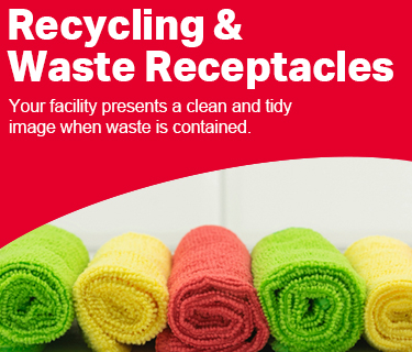 Product Recycling and Waste Receptacles Banner Mobile