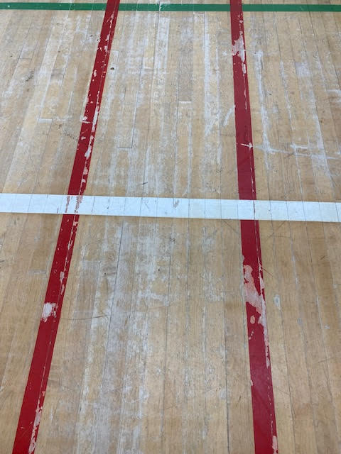 Product Gym Floor Needing Re Lining