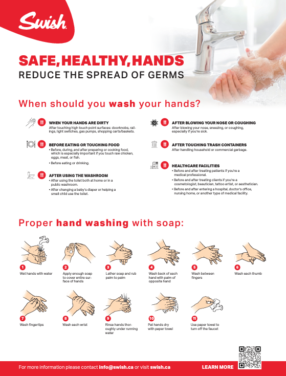 Product Swish Hand Washing Poster Preview